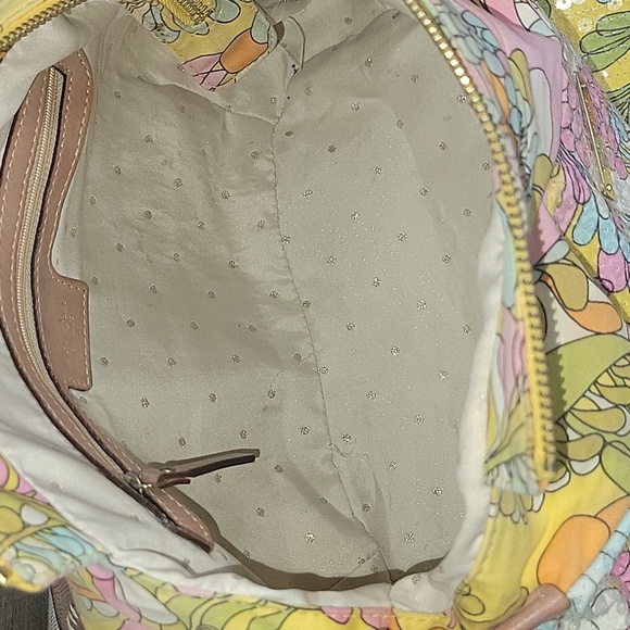 Kate Spade Floral Sequin Leather Women's Bag - Picture 11 of 13